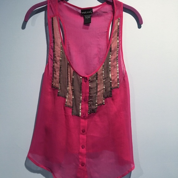 💵★FAST SHIPPING★💵 Fuschia Blouse 🌺 - Picture 2 of 3